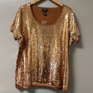 Sutton Studio NWT sequin top 3xl. Holiday ready